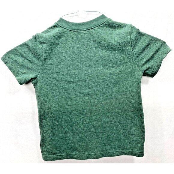 OLD NAVY POLO SHIRT w/ Collar Boys MEDIUM Short Sleeve 3T Light Green NWOT - Picture 3 of 5